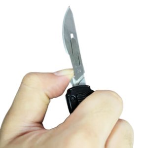 Mini otf surgery knife, removable blade,automatic pocket edc keychain knives/10pcs surgical blades - mini otf surgery knife top knives