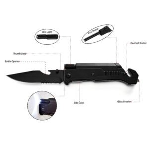 Mens folding knife for son from mom - for birthday christmas graduation deployment - men unique and cool camping fishing hunting pocket knives for him - mens folding knife for son from mom top knives