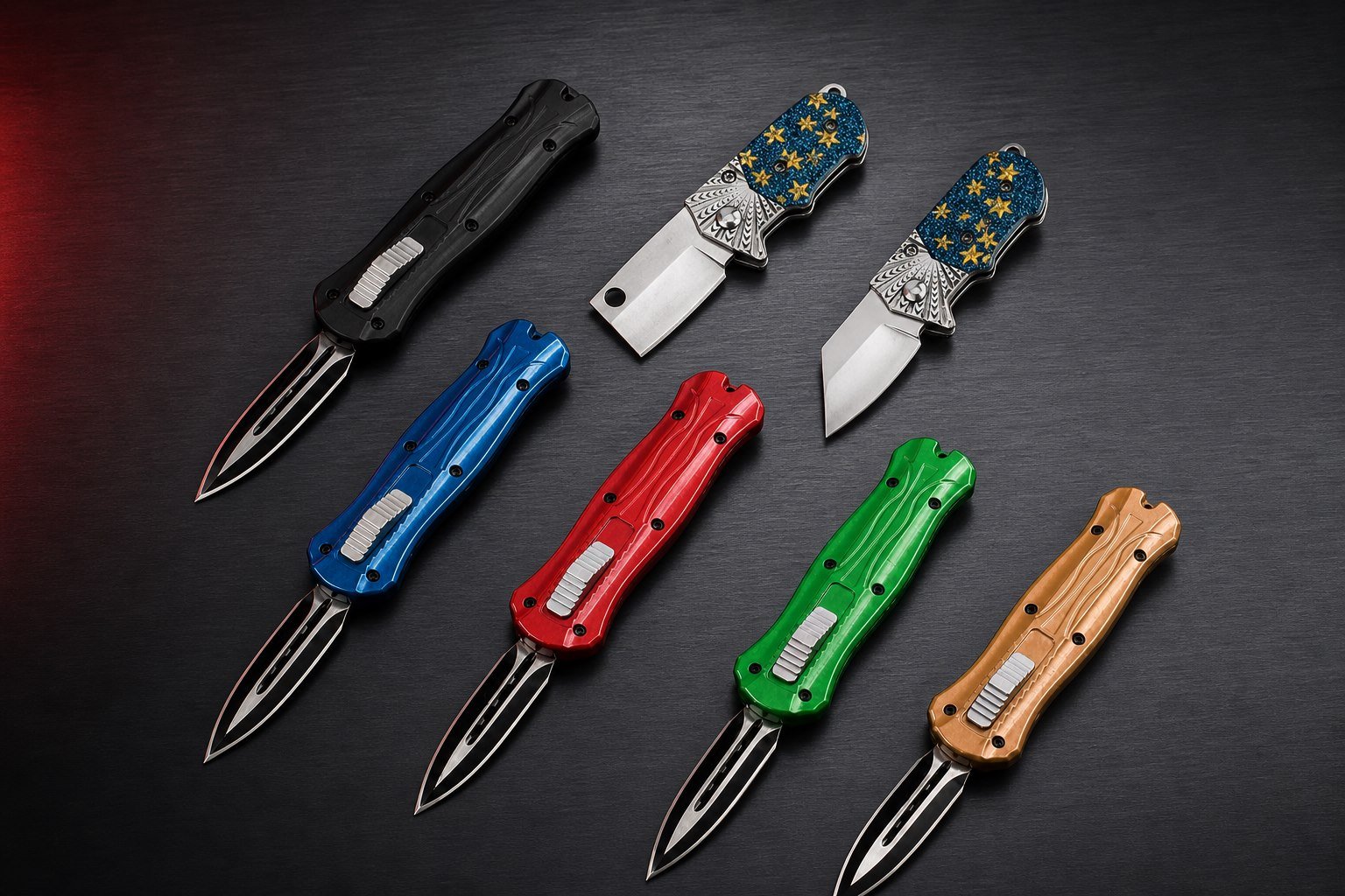 Wholesale folding knife colorways