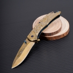 Klappmesser Gold