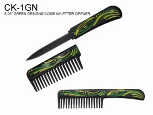 Red bones hair comb knife - hair comb knife top knives