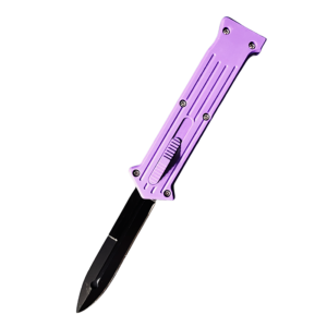 3. 5‘’cupid joker otf knife double action switchblade--purple