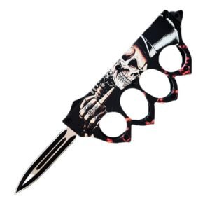 coltello da motociclista in osso con dito medio