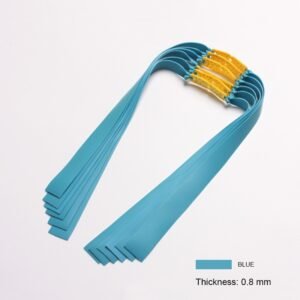 6pcs Slingshot Hunting Powerful Flat Rubber Band 0.5-1.4 mm High Elasticity Outdoor Catapult Shooting Accessories - Image 5