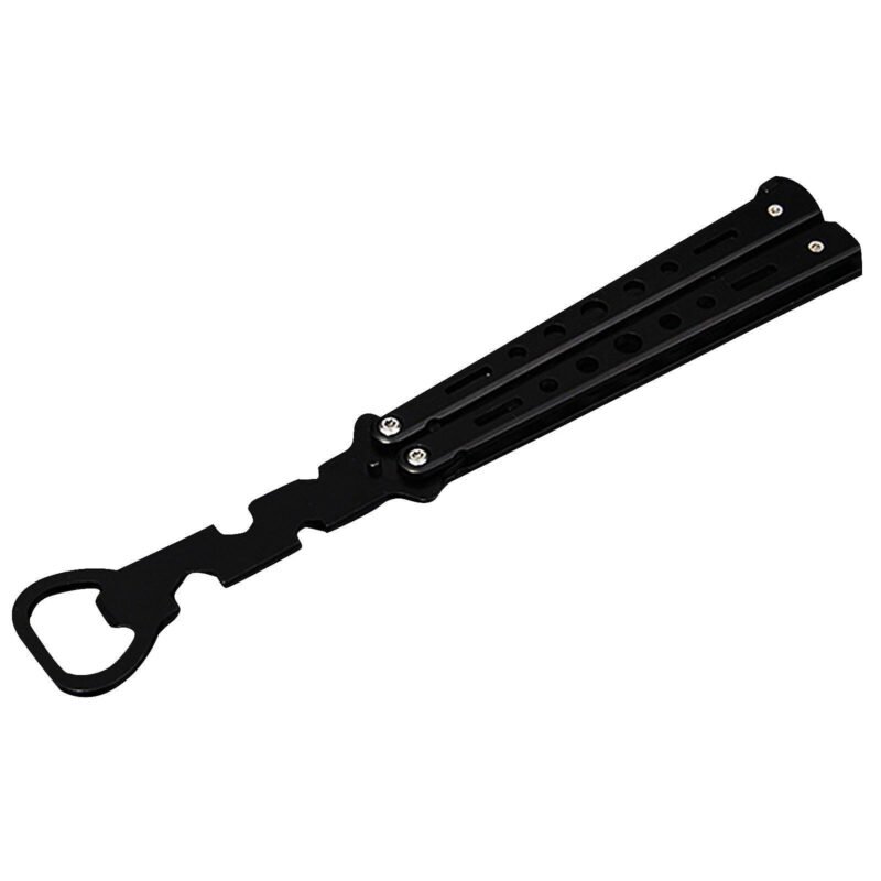 butterfly knife bottle opener/ practice butterfly knife and fork trainer balisong