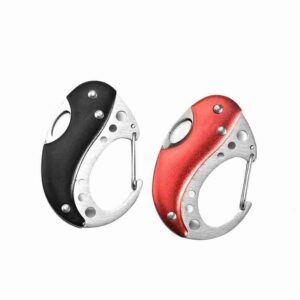 Cutting Tool Survival Carabiner Snap Mini Knife Spring Clip Camping Hiking Hook Backpack Tactical Buckle ClipKey Ring Keychain - Image 6