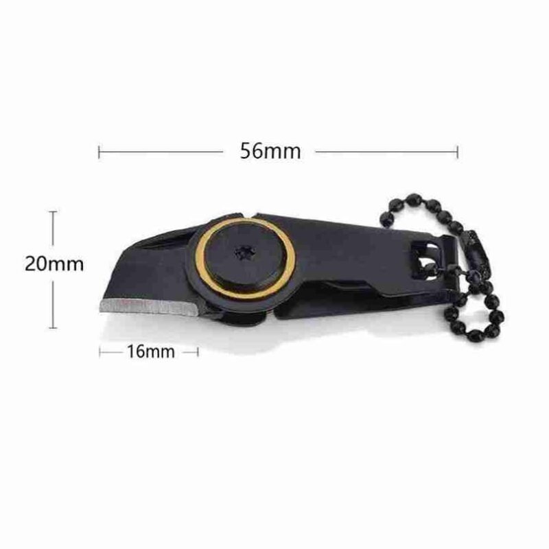 EDC Gear Mini Knife Blade Outdoor Camp Survive Box Cutter Package Open Pare Peeler Peel Cut Fold Pocket Tools Opener Parcel