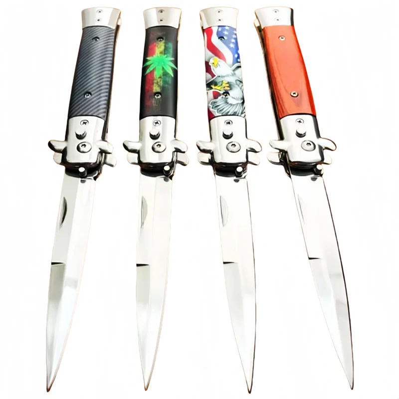 9inch Classic Stiletto Switch Blade gonzo automatic knife​