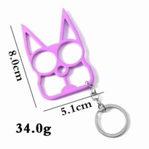 kitty cat  Keychain for women self defence - Image 16