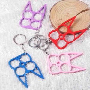 kitty cat  Keychain for women self defence - Image 19