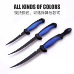 Stainless steel back tooth fish knife