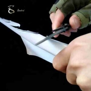537 Folding Knife M390 Powdered Steel Titanium Folding Knife Outdoor Carry Protection High Hardness Sharp Folding Knife - Image 2