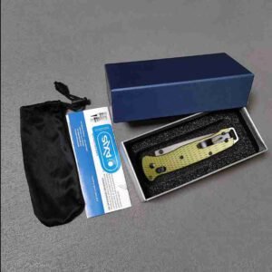 537 Folding Knife M390 Powdered Steel Titanium Folding Knife Outdoor Carry Protection High Hardness Sharp Folding Knife - Image 5