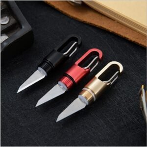 Portable Cutting Tool Brass Multi-function Mini Key Ring Pendant Tool Capsule Knife Tiny Cutting pocket keychain knife New - Image 5