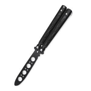 Portable Practice Butterfly Knife CSGO Balisong Trainer Stainless Steel Pocket Foldable Knife Training Tool for Outdoor Games - Image 5