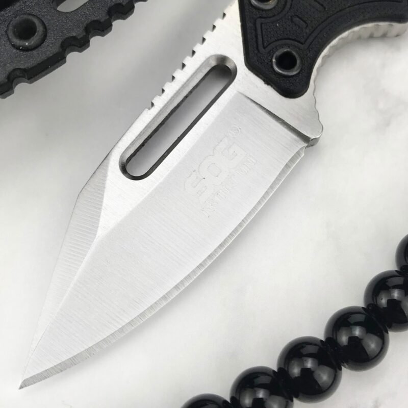 Fixed Blade Knife Mini Pocket Edc Straight Belt Knofe G10 Handle ABS Sheath Multi Boot Tactical Combat Tool Neck Chain Gift