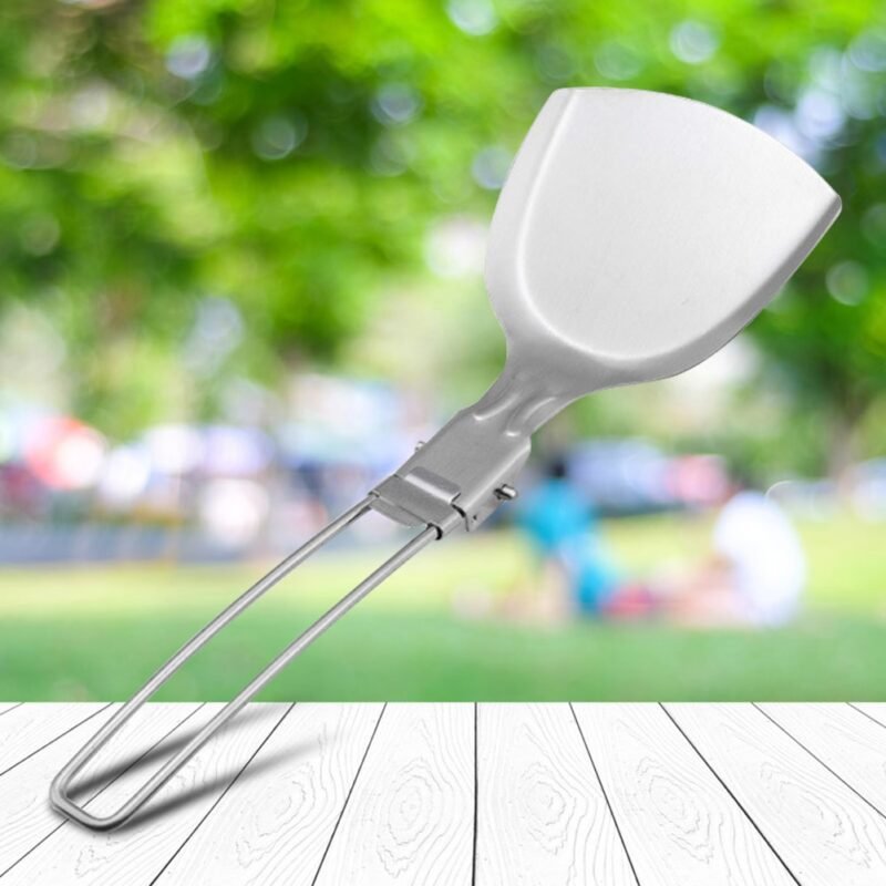 Spatula Shovel Ladle Tableware Stainless Steel Camping Cooking Utensils Foldable Dinnerware Travel Picnic Equipment Supplies