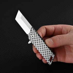 Stainless Steel Mini Pocket Utility Knife Keychain Unpacking Folding Knife Unboxing Cutter Outdoor Survival EDC Tool Men Gift - Image 3