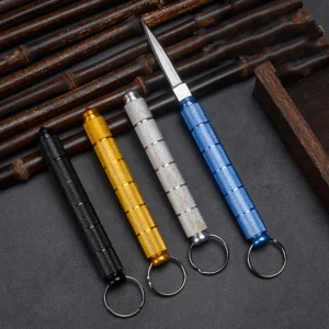 Stainless Steel Pu'er Tea Knife Tea Needle Ffoldable Portable Detachable Express Mail Knife Outdoor Mini Camping Knife - Image 2