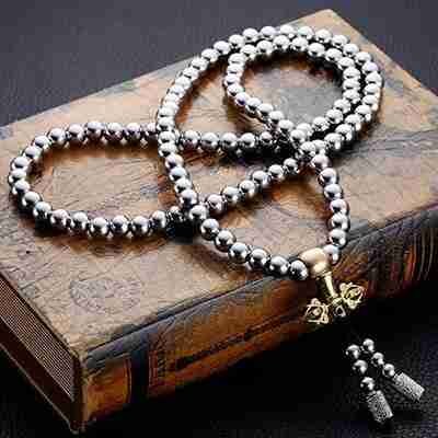 Tactical 10MM Steel Chain Buddha Beads Self Defense Hand Bracelet Necklace EDC Outdoor Tools Self Protection Survival