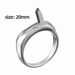 Titanium Steel Self Defense hidden knife ring - Image 2