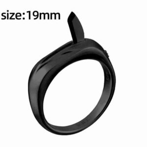 Titanium Steel Self Defense hidden knife ring - Image 3