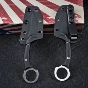 D2 Straight Pocket Knives Tactical Camping Knives Neck Outdoor Rescue Survival Tools Edc Tool With K Sheath,Dropshipping - Image 5