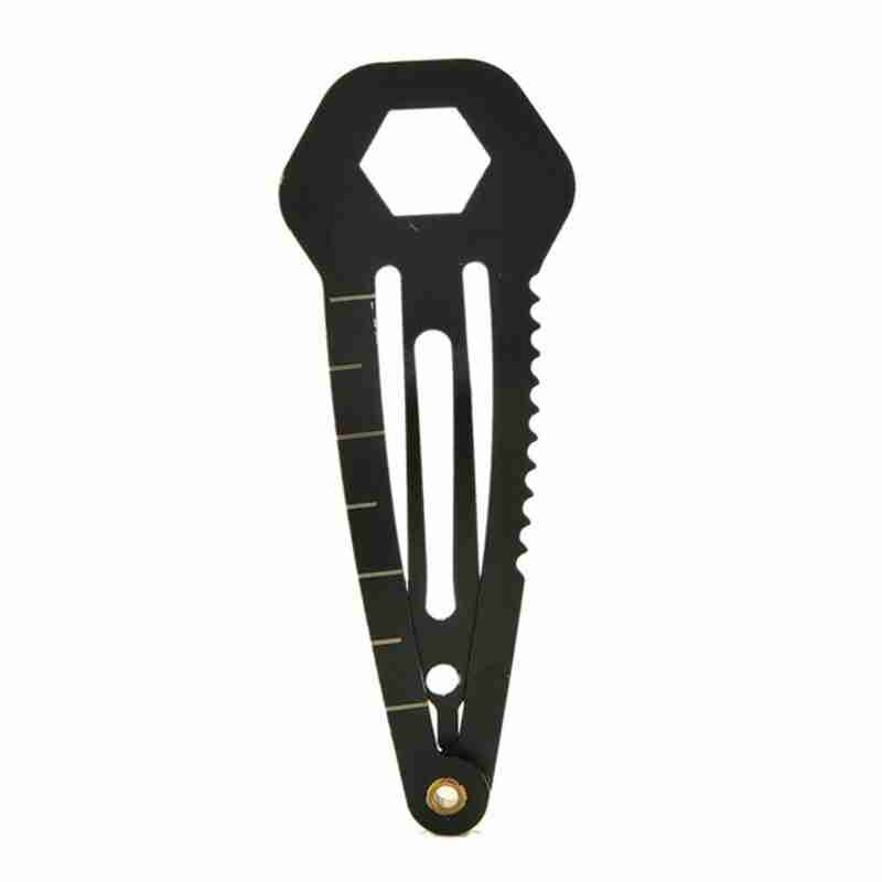 Women Camping Outdoor Self Defense Weapons Multifunction Stainless Steel Hairpin EDC Mini Screwdriver Peeler Emergency Survival