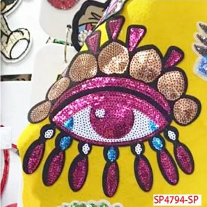Wholesale Factory changeable glitter sequin embroidery patch reversible sequin patches for clothes custom lace patch accessory - Image 8