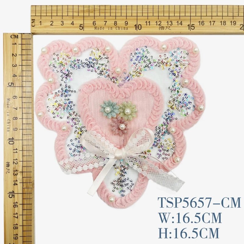 Wholesale Factory changeable glitter sequin embroidery patch reversible sequin patches for clothes custom lace patch accessory