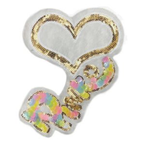 Wholesale Factory changeable glitter sequin embroidery patch reversible sequin patches for clothes custom lace patch accessory - Image 13