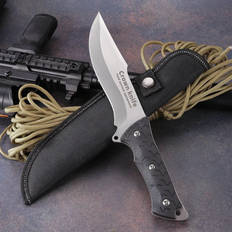 survival knife survival knife,hunting knife Wild Wolf Outdoor hunting knife camping high hardness sharp wilderness survival knife