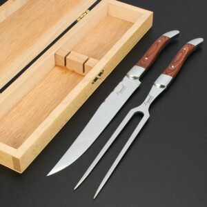 Laguiole Carving Knife And Fork Set