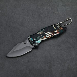 X75 stainless steel wooden handle sharp folding knife - Image 2