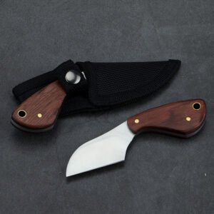 Outdoor stainless steel small straight pocket knife - Image 2