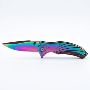 color Outdoor folding tactical small knife - Image 4
