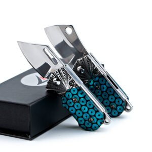 Mini Folding Knife with Small Knife - Image 2