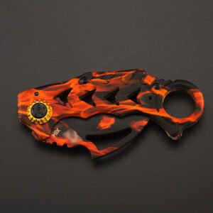 X64 Claw Knife Camping Self Defense Portable Small Straight Swiss Army Knife Claw Straight Knife - Image 2