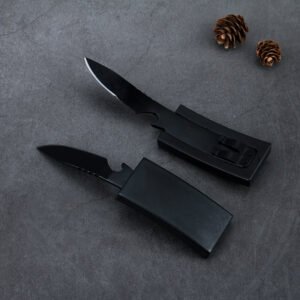 hide Belt Knife Outdoor Self Defense Knife - Image 4
