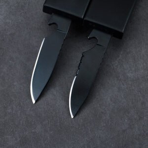 hide Belt Knife Outdoor Self Defense Knife - Image 3