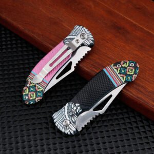 Stainless steel handle 3D printed folding knife - Image 2