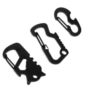 Multifunctional stainless steel mini keychain camping gadgets - Image 5