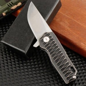 Folding camping tactical pocket knife - Image 4