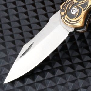 Brass Mini Folding Knife - Image 3