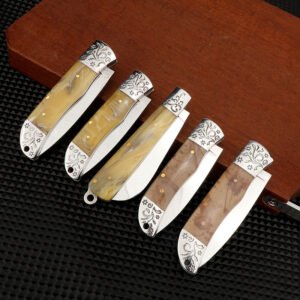 wooden Mini folding knife - Image 3