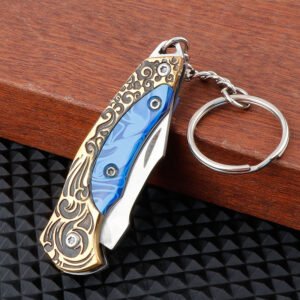 Brass Mini Folding Knife - Image 4