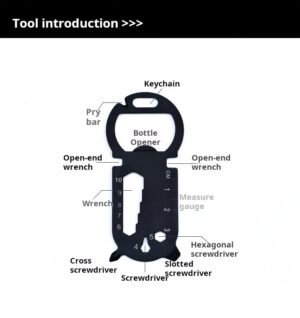 Outdoor multifunctional EDC tool card - Image 2