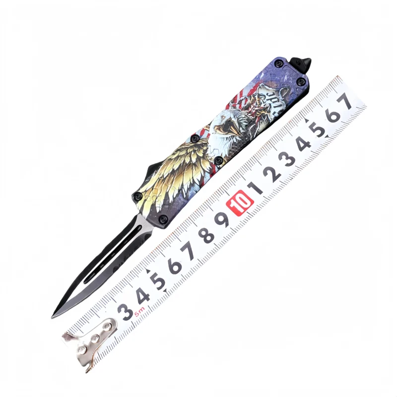 7 inch Utility Switchblade Camping tools Knife - F145-4 - Image 3