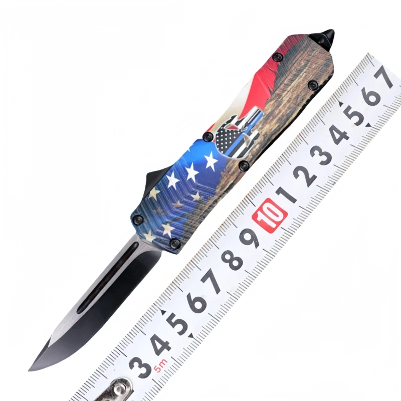 7 inch Utility Switchblade Camping tools Knife - F146-1 - Image 1