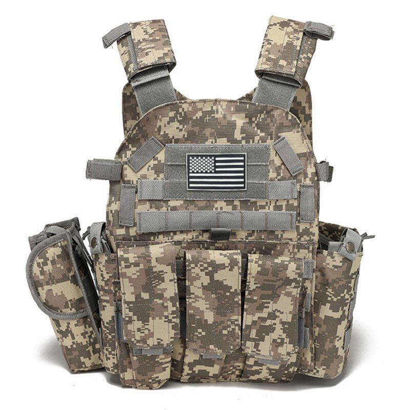 Outdoor survival tactical vest men's multifunctional lightweight training vest outdoor CS field - Image 6